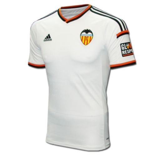 Футбольная футболка детская FC Valencia Домашняя 2014 2015 L/S S (рост 116 см)