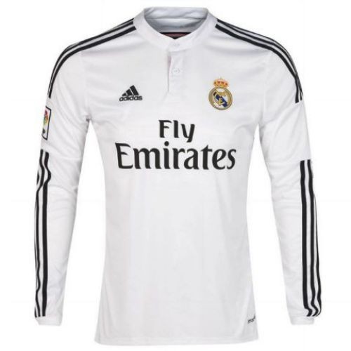 Футбольная футболка детская FC Real Madrid Домашняя 2014 2015 L/S S (рост 116 см)
