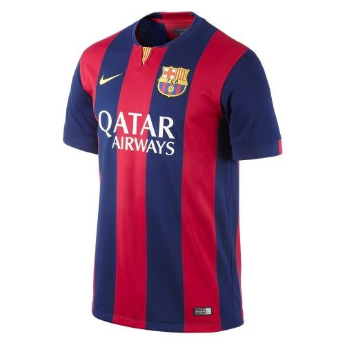 Футбольная футболка детская FC Barcelona Домашняя 2014 2015 S/S 2XL (рост 164 см)