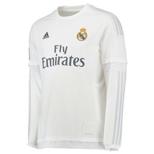 Футбольная футболка детская FC Real Madrid Домашняя 2015 2016 L/S 2XS (рост 100 см)