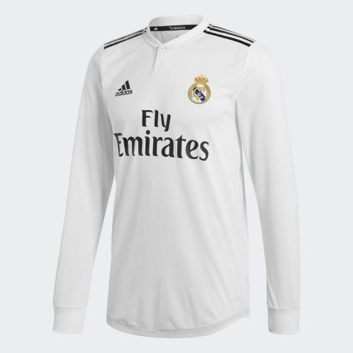 Футбольная форма детская FC Real Madrid Домашняя 2018 2019 L/S 2XL (рост 164 см)