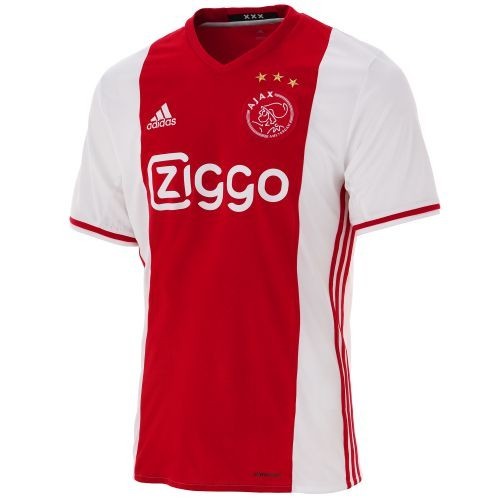 Футбольная футболка детская FC Ajax Домашняя 2016 2017 L/S 2XL (рост 164 см)