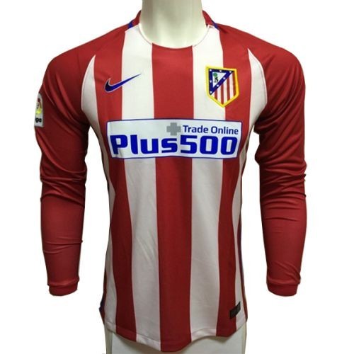 Футбольная футболка детская FC Atletico Madrid Домашняя 2016 2017 L/S 2XS (рост 100 см)