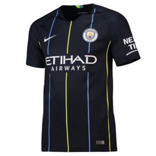 Футбольная футболка FC Manchester City Гостевая 2018 2019 L/S L(48)