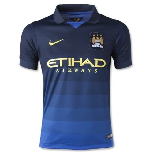 Футбольная футболка FC Manchester City Гостевая 2014 2015 L/S L(48)