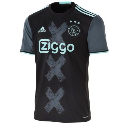 Футбольная футболка детская FC Ajax Гостевая 2016 2017 L/S 2XL (рост 164 см)