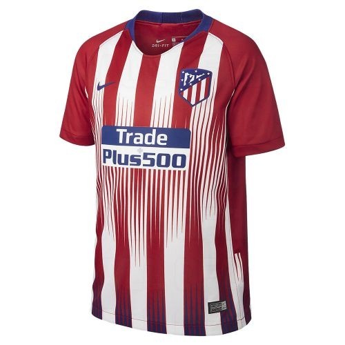 Футбольная футболка детская FC Atletico Madrid Домашняя 2018 2019 L/S XL (рост 152 см)