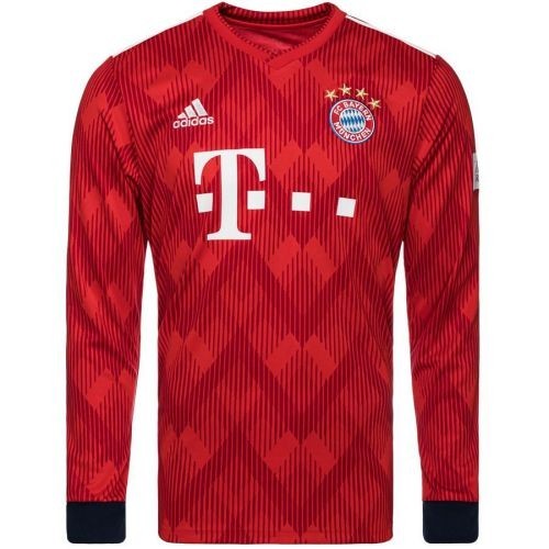 Футбольная футболка FC Bayern Munich Домашняя 2018 2019 L/S 3XL(56)
