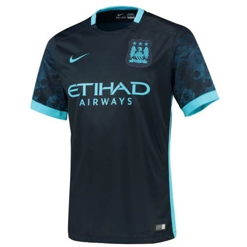 Футбольная футболка FC Manchester City Гостевая 2015 2016 L/S L(48)