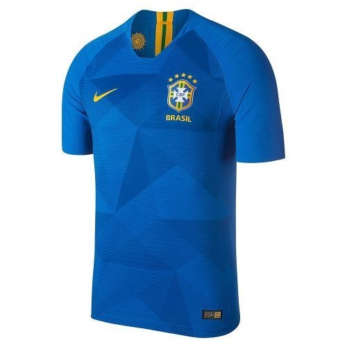 Детская футболка сборной Бразилии по футболу ЧМ-2018 Гостевая Рост 164 см