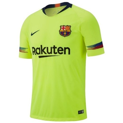 Футбольная футболка детская FC Barcelona Гостевая 2018 2019 S/S XL (рост 152 см)